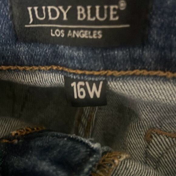 Judy Blue Womens Medium Wash Blue High Rise Skinny Fit Jeans Size 16W - Picture 6 of 8